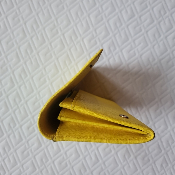 Furla large Leather Babylon Continental Wallet Purse Color: Sunny 028 - Picture 10 of 11